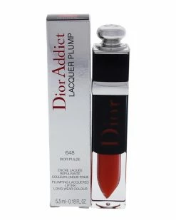 Christian Dior 0.18oz #648 Dior Pulse Dior Addict Lacquer Plump Women Lip & Cheek Makeup