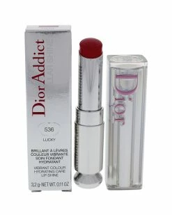 Christian Dior 0.11oz #536 Lucky Dior Addict Stellar Shine Lipstick Women Lip & Cheek Makeup