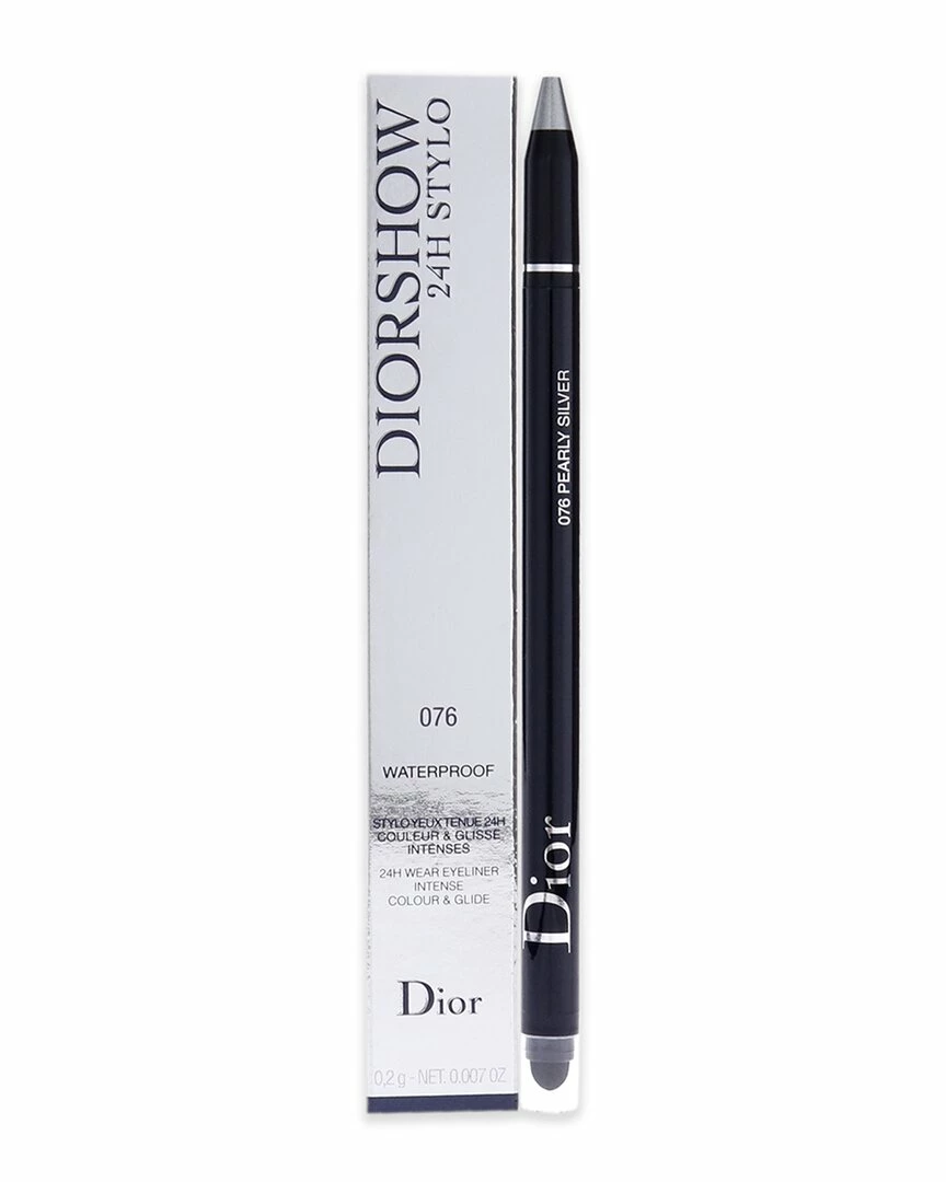 Christian Dior Dior 0.007oz Diorshow 24H Stylo Waterproof Eyeliner - 076 Pearly Silver Women Face & Eye Makeup 2 Christian Dior Dior 0.007oz Diorshow 24H Stylo Waterproof Eyeliner - 076 Pearly Silver Women Face & Eye Makeup - Image 2