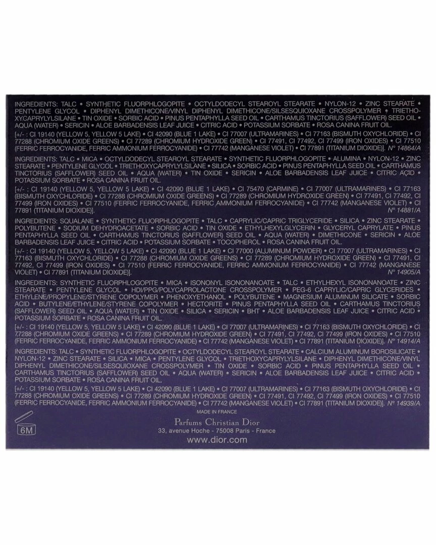 Christian Dior Dior 0.21oz 5 Couleurs Eyeshadow Palette - 279 Denim Women Face & Eye Makeup - Image 4