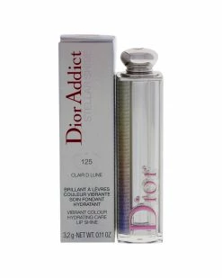 Christian Dior Women's 0.11oz #125 Clair D Lune Dior Addict Stellar Shine Lipstick Lip & Cheek Makeup