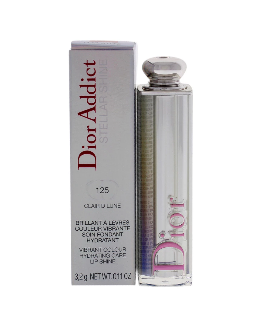 Christian Dior Women's 0.11oz #125 Clair D Lune Dior Addict Stellar Shine Lipstick Lip & Cheek Makeup