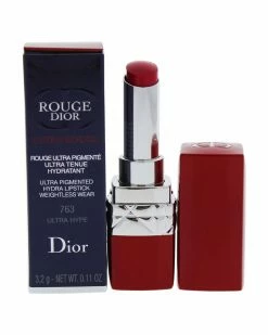 Christian Dior 0.11oz #763 Ultra Hype Rouge Dior Ultra Rouge Lipstick Women Lip & Cheek Makeup