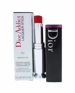 Christian Dior 0.11oz #757 American Girl Dior Addict Lacquer Stick Women Lip & Cheek Makeup