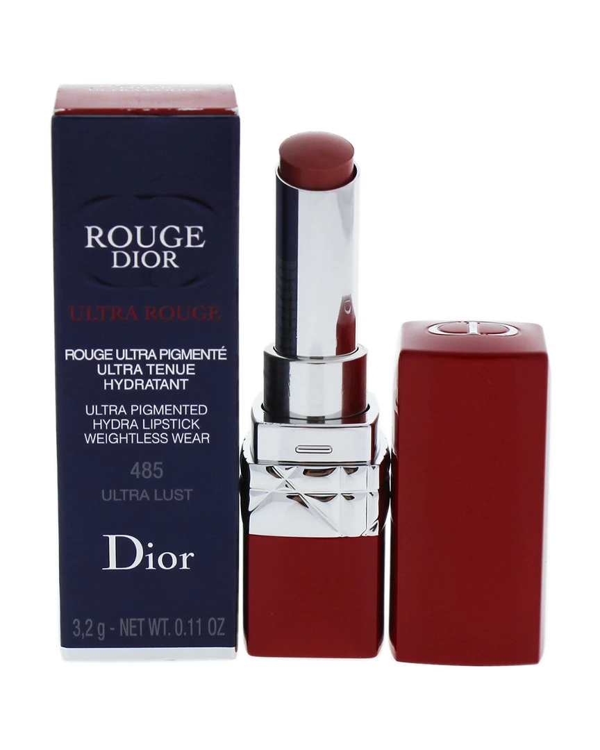 Christian Dior 0.11oz #485 Ultra Lust Rouge Dior Ultra Rouge Lipstick Women Lip & Cheek Makeup