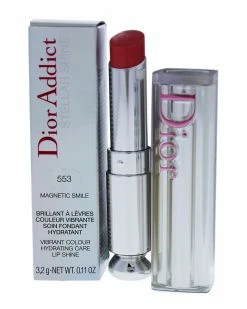 Christian Dior 0.11oz #553 Magnetic Smile Dior Addict Stellar Shine Lipstick Women Lip & Cheek Makeup