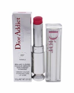 Christian Dior 0.11oz #267 Twinkle Dior Addict Stellar Shine Lipstick Women Lip & Cheek Makeup