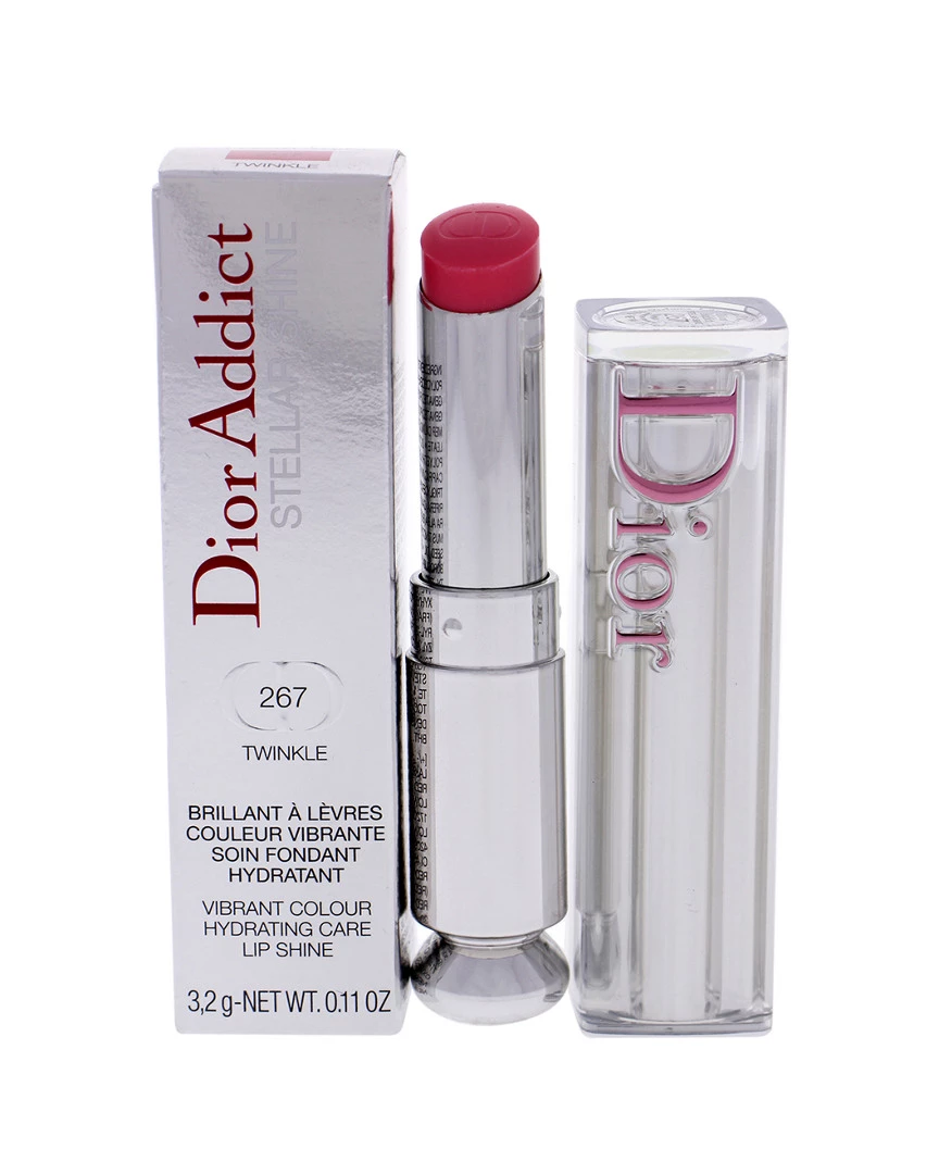 Christian Dior 0.11oz #267 Twinkle Dior Addict Stellar Shine Lipstick Women Lip & Cheek Makeup