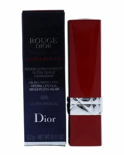 Christian Dior 0.11oz Rouge Dior Ultra Rouge Lipstick #986 Ultra Radical Women Lip & Cheek Makeup