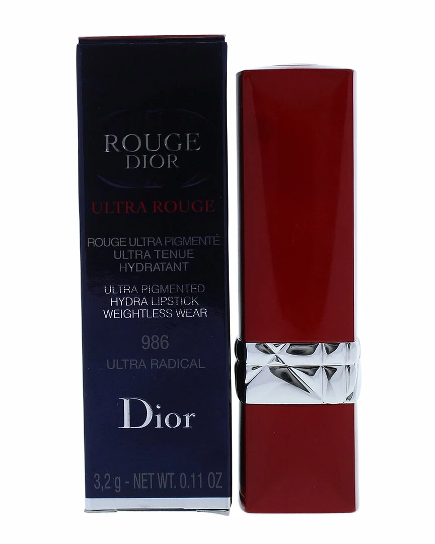 Christian Dior 0.11oz Rouge Dior Ultra Rouge Lipstick #986 Ultra Radical Women Lip & Cheek Makeup