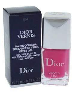 Christian Dior Dior 0.33oz #684 Diabolo Dior Vernis Couture Colour Gel Shine And Long Wear Nail Lacquer Women Bath & Body