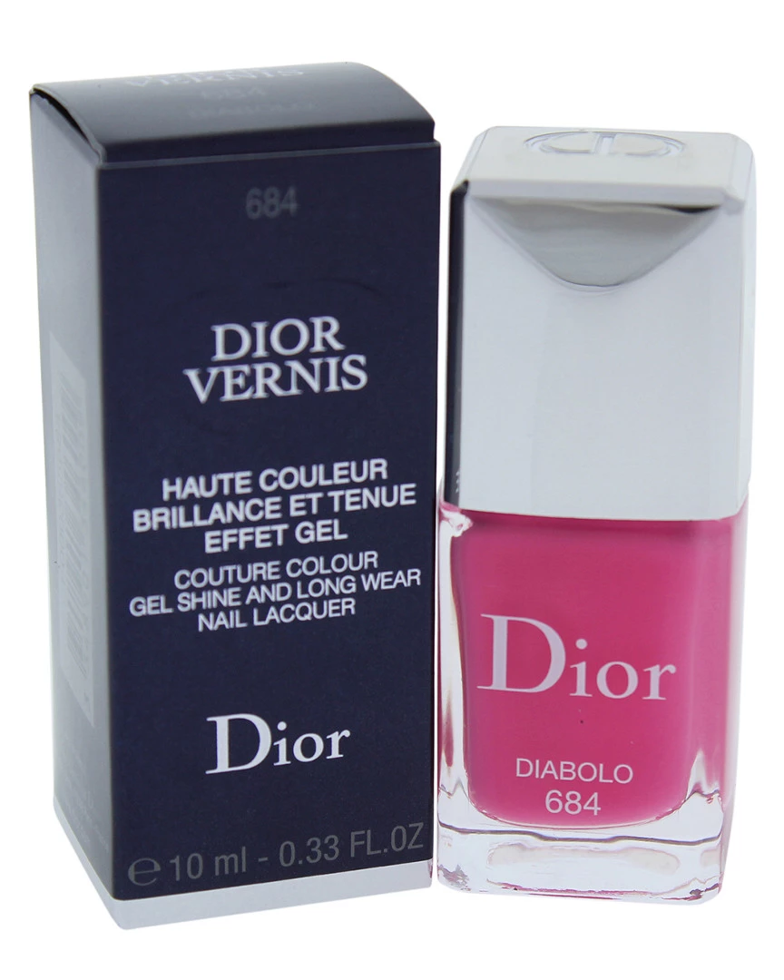 Christian Dior Dior 0.33oz #684 Diabolo Dior Vernis Couture Colour Gel Shine And Long Wear Nail Lacquer Women Bath & Body